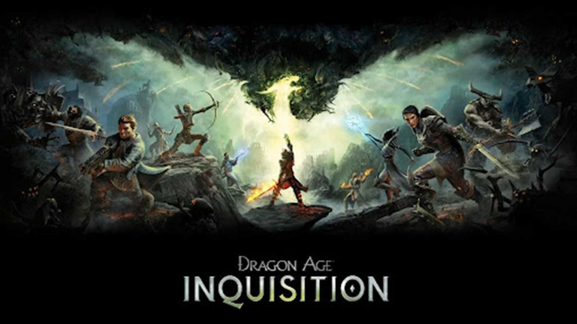 What is the setting and backstory of the Dragon Age series?